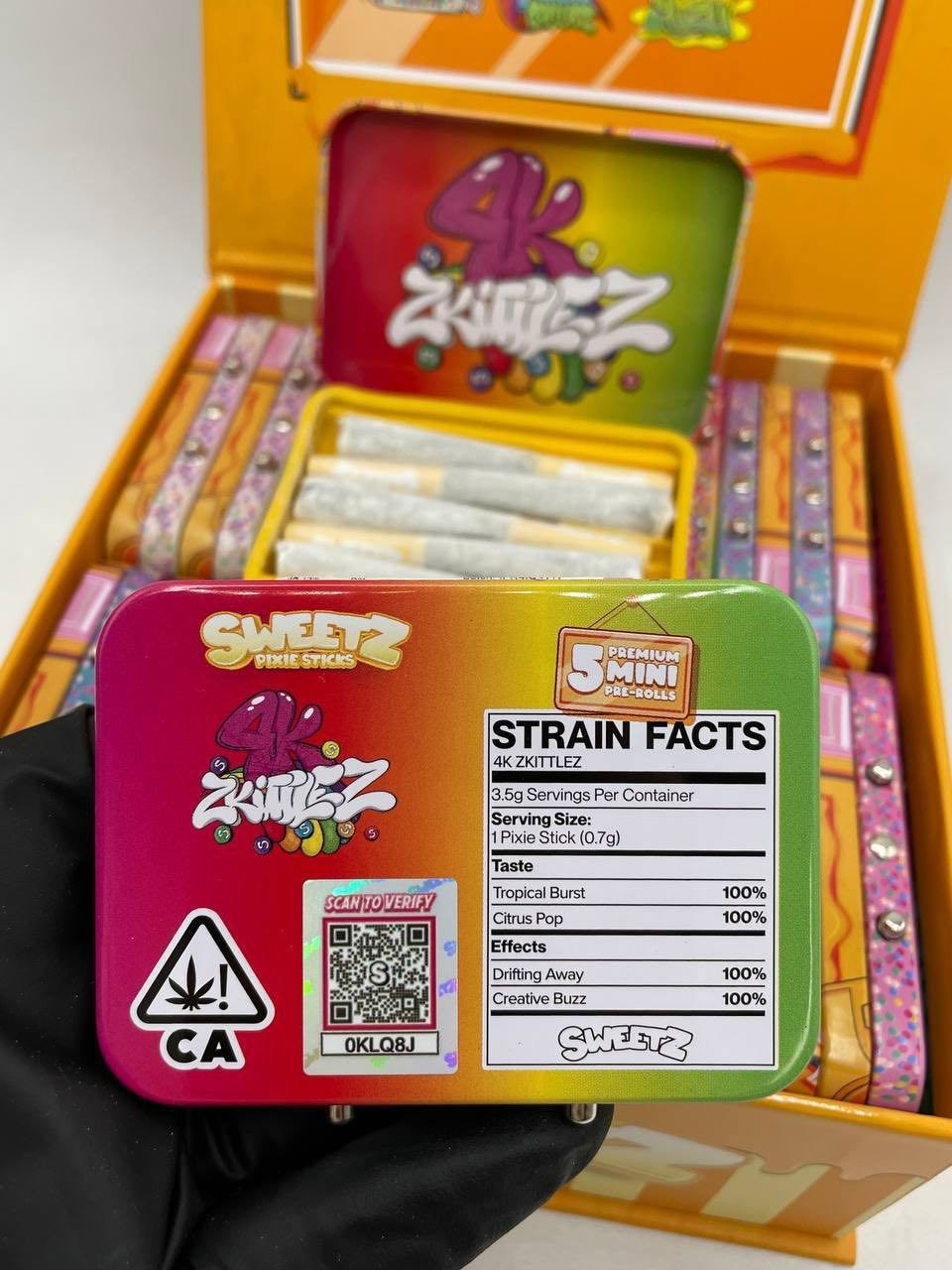 ⬆️PIXIE STICKS BY SWEETZ 5PK PRE-ROLLS 🍬‼️ view 4